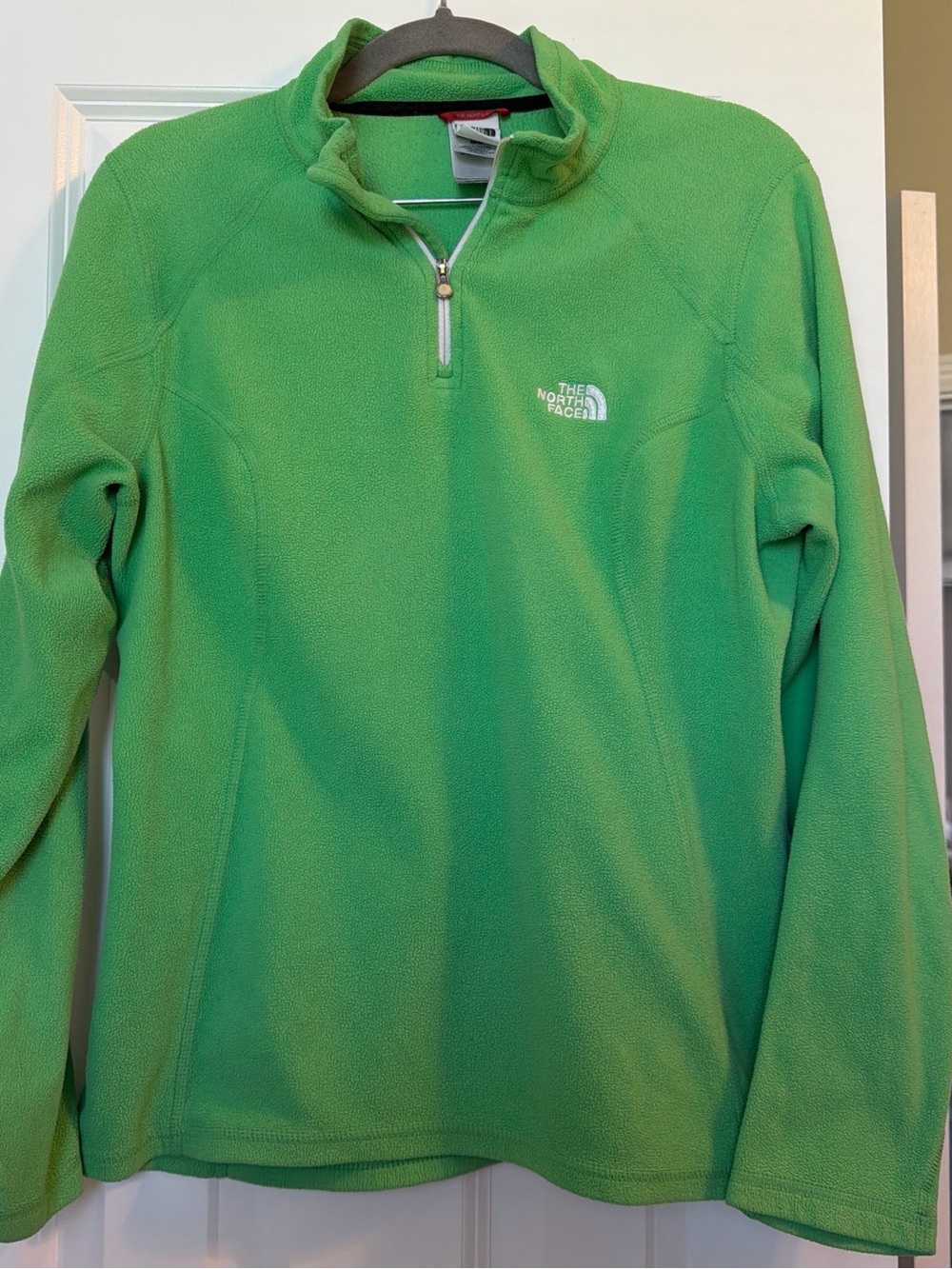 The North Face Women’s Bright Green Quarter-Zip Fleece